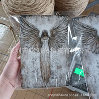 Vintage Guardian Angel  Wall Art乡村做旧守护天使仿金属墙饰