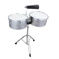 13/14 Inch Steel Timbales Drum for Adults with Three Color Options