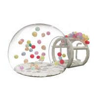 Long-Lasting PVC Inflatable Bubble Tent Waterproof Inflatable Bubble House Weatherproof Transparent Dome Tent Spacious Interior for Hoteliers, Event Planners