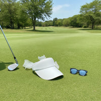 Golf Sun Visor Nylon Spandex Wide Brim Visor Lightly Textured for Women
