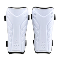 2 Pieces Double Strap Leg Protectors Extended Coverage Soccer Leg Guards with Straps Hard Shell Sports Gear for Matches, Training
