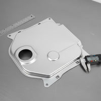 Rust Resistant Motorcycle Fuel Fuel Reservoir Cover Plate Easy Install Stainless Steel Fuel Reservoir Cover for Replacement, Repair