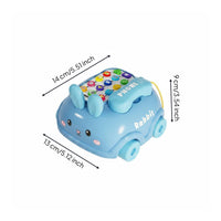 Early Education Musical Story Phone Cute Creature Design Bunny Phone Toy English Learning for Toddlers