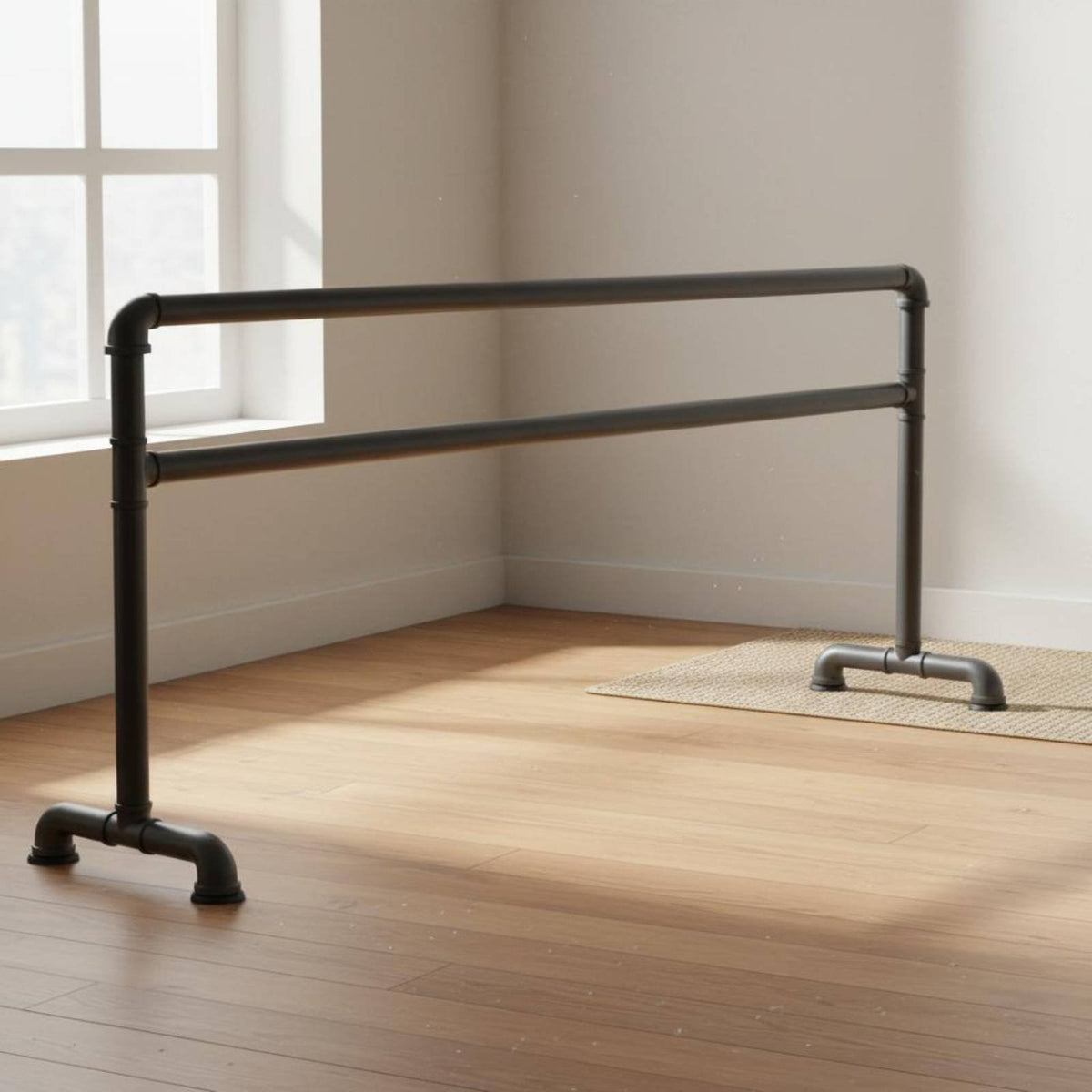 Multi-Purpose Ballet Barre Non-Slip Feet Freestanding Ballet Barre Stable Design Portable Dance Bar Heavy Duty for Children, Adults, Dancers, Gym
