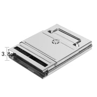 Portable Square Wood Burning Stove Mini BBQ Grill for Outdoor Camping Picnic