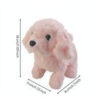 Walks and Barks Walking Stuffed Dog Realistic Movements Walking Barking Puppy Toy Pretend Play for Children, Toddlers