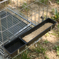 Hanging Feeding Trough for Horses, Made of Durable Plastic, Large, For Stalls and Barns