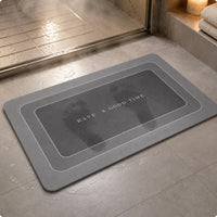 Diatomaceous Earth Bath Mat Soft Surface Diatomite Bath Mat Low-Height