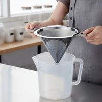 Reusable Milk Tea Filter Double Handles Double Handle Cone Strainer Easy To