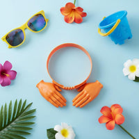 Double Palm Head Band Comfortable Fit Hand Shaped Sun Hat Lightweight for Party