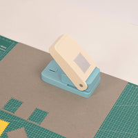 Handheld Postage Stamp Punch Easy to Use Postal Stamp Punch Sturdy Embosser with Square Die Comfortable for Journalers, Scrapbooking, Card Making