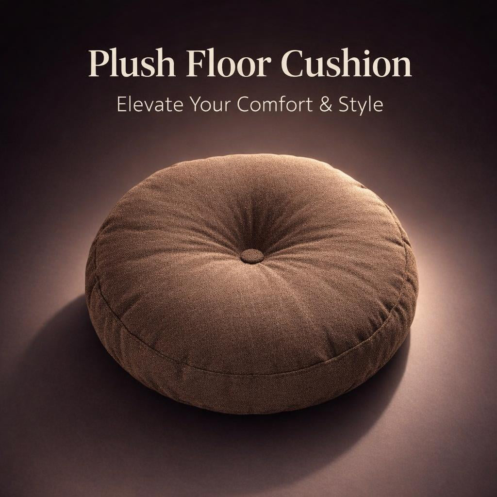 Round Floor Pillow Meditation Cushion, Living Room Floor Cushion Tatami, Large Round Floor Cushion Adults, Thickened Floor Pillow for Bay Window