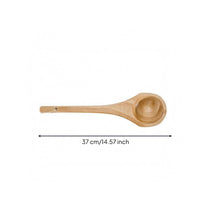Wooden Ladle Polished Finish Wood Soup Ladle Rounded Scoop
