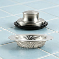Stainless Steel Sink Basket Anti-Clogging Sink Strainer Basket Fast Drainage for Dishwashing