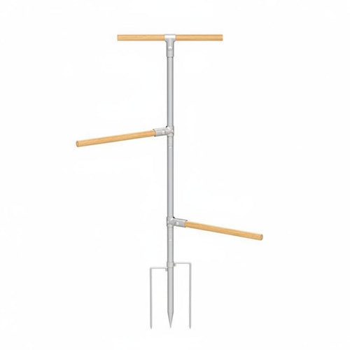 Ground Stake Chicken Perch Detachable Metal Chicken Climbing for Farm