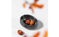 Bowl with Marble Finish Compact Decorative Marble Bowl Modern Fruit Dish for Living Room