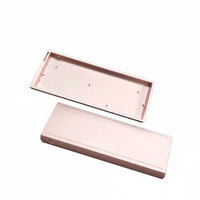 Aluminum Keyboard case Anodized Finish Computer Gaming Keyboard Housing for Enthusiasts