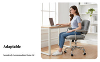 Wheeled Meshspine Seat Breathable spine supportrest Desk Chair Ergonomic Design 360° rotate for Students, Bedroom, Workstation