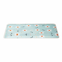All-Season Woven kennel Liner Breathable Pet Mat Easy to Clean pet Bedding Soft Surface for Summer, Indoors, Playpen, Floor