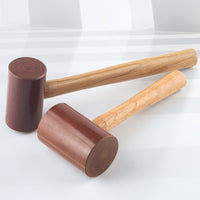 Rubber Mallet with Wooden Handle for DIY and Craft Work
