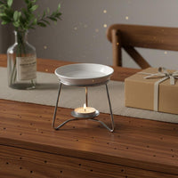 Multi-Use Essential Oil Burner Decorative Tea Light Dispenser Simple Design for Living Room