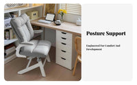 Adjustable Ergonomic children's Chair Posture Support kids' Furniture Stable Frame Soft Padded for Learning Space, Study Room