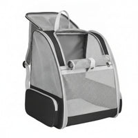 Pet Backpack Carrier Structured Pet Carrier Backpack Ventilated for Cats, Hiking, Professional Care Visits