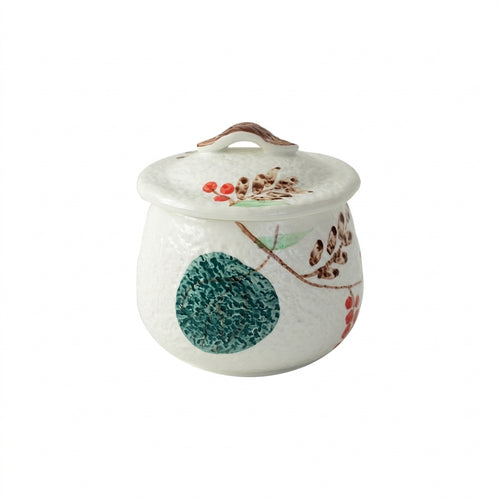 Mino Ware Sakura Steamer Bowl, Ceramic, Japanese Style