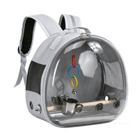 Bird Backpack Carrier Easy Access Bird Carrier with Perch Safe for Vet Visits
