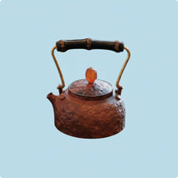 Handmade Teapot Hammered Japanese Tea Pot Domed Lid