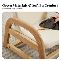 Upholstered Mini Armchair Adjustable Height Toddler Seat Long-Lasting Build