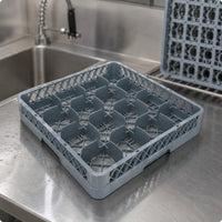 Open Top Tray Basket Reinforced Dividers Storage Item Plastic