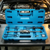 Injectors Removal Tool Non-Petrol Injectors Removal Kit with Case Seized Injectors Puller Kit with Adapters for Home Mechanics