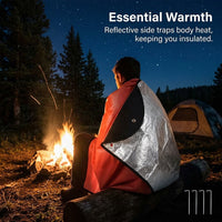 Emergency Blanket Foil, Thermal Blanket for Camping 150x210cm, Insulated Ground Mat for Outdoor Surv - Image 4