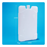 Refillable Ice Brick Food-Grade Hard Shell Freezer Block Leak-Proof for Camping