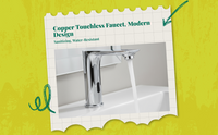 Brass touchless infrared faucet