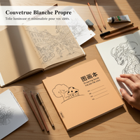 A4 Sketchbook for Kids, Tearable Blank Drawing Pad for Kindergarten & Primary School Art, Ink-Proof