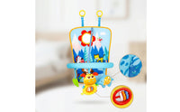 Sensory Car Seat Toy with Teether Adjustable Hanging Activity Center Detachable Stroller Arch Travel-Friendly for Infants, Babies, Newborns, Road Trips