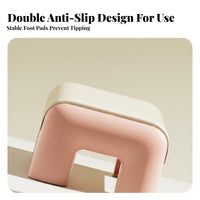 Non-Slip Toilet Squatting Stool Ergonomic Design Footrest Thickened Bathroom Accessory long-lasting for Children, Healthaware Individuals Women, Restroom, Home