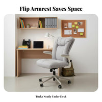 support restless Caster Chair 360° rotate Office Furniture Space-Saving for Study Room