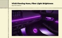 Cordless LED car lights, app control