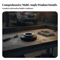 Aluminum Steering Wheel Hub Adapter Black Vehicle Steering Hub Adapter Machined Car Accessory Silver Mounting Collar
