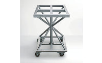 Spray Painting Turntable Mobile Rotating Spray Table Paint Rack with Wheels for Woodworkers