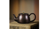 Handmade Copper Tea Kettle Vintage Copper Tea Kettle Portable Teapot with Lid for Home