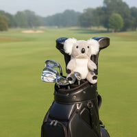 Gray Fuzzy Driver Headcover Cover Scratch Protection  Golf Headcover Great Golfer Gift Soft
