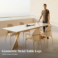 Sintered St Single Tea Table Luxury Design Built-in Tea Table Easy to Clean Home Furniture for Office Professionals, Adults, Balcony, Living Room