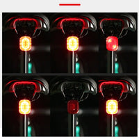 Bike Tail Lamp with Mounts Memory Mode Rear Lamp with USB Cable Super Bright for Cyclists, Road Bikers, Daily Commuting