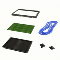 Dog Potty with Drain Drainable Pet Toilet with Hose Easy-Rinse Grass Dog Toilet for Dogs, Puppies, Apartments, Balconies