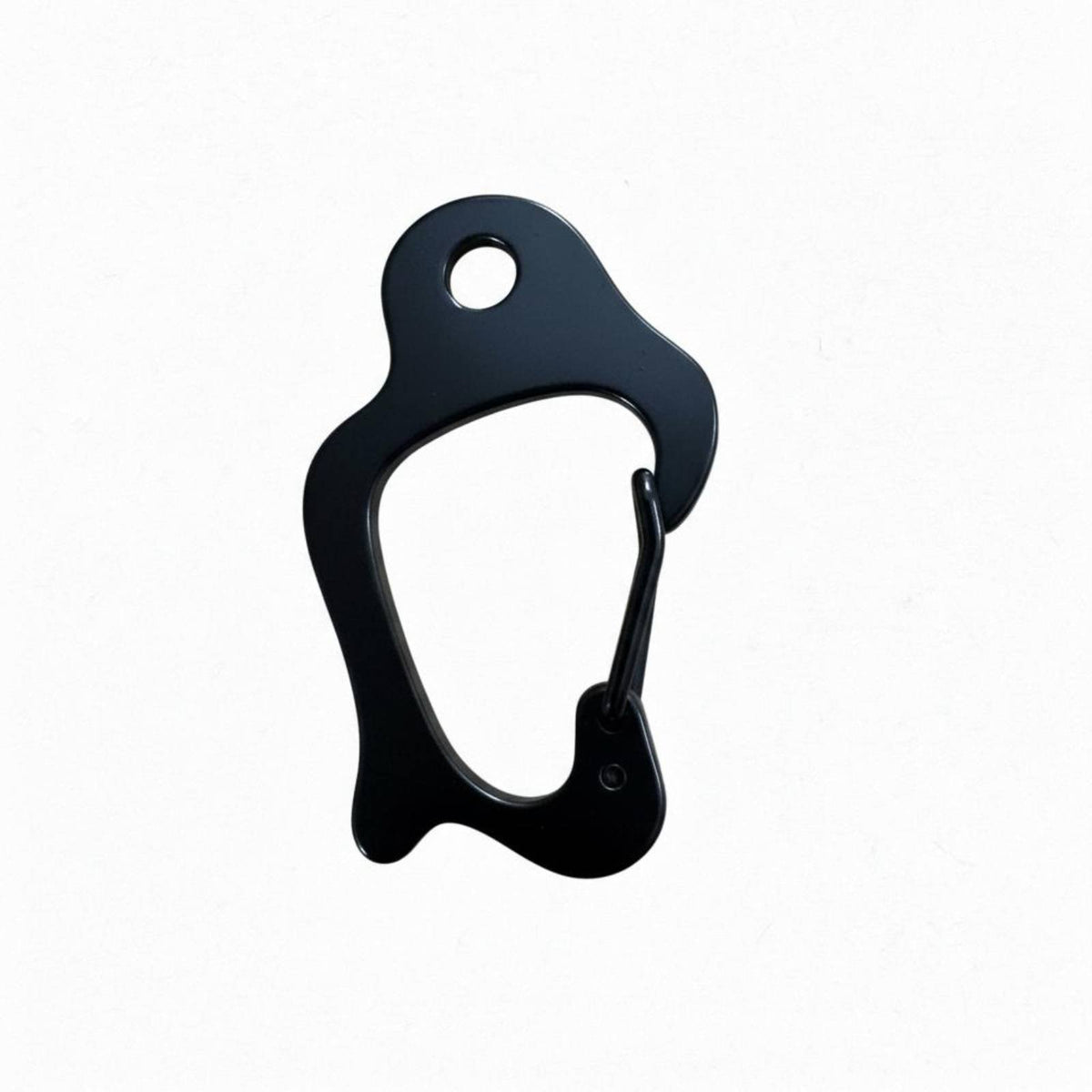 Irregular Shape Carabiner Versatile Keychain Hook Rustproof Stainless Steel Spring Buckle for Campers, Constant Carry, Camping