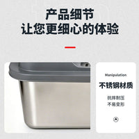 不锈钢猫砂盆高围栏加厚防溅易清洁半封闭式大号猫厕所厂家批发
